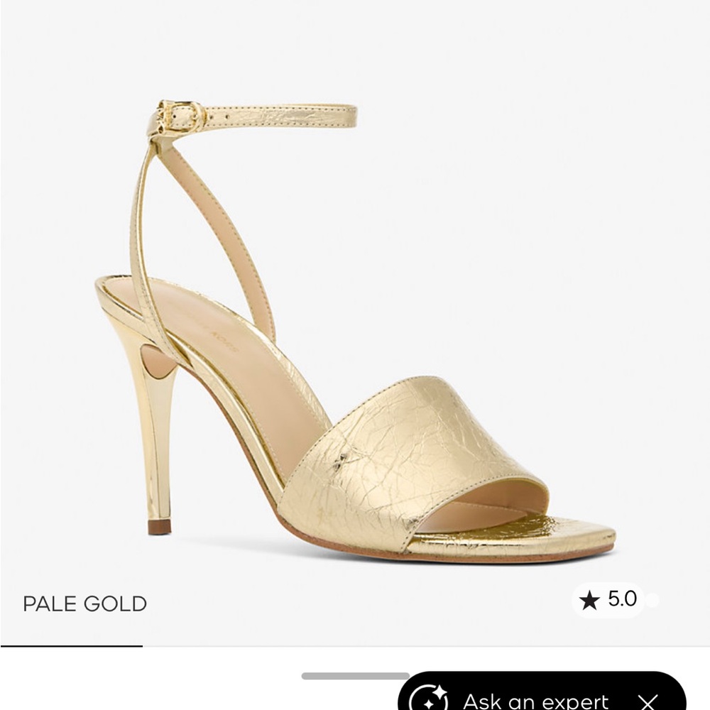 Elegant Gold Women's Heels